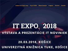 Tablet Screenshot of itexpo.sk